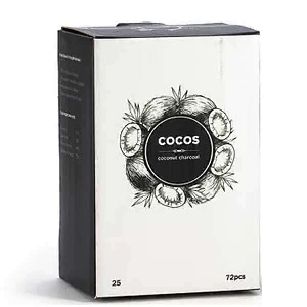 Кокосовый уголь Cocos 25мм для кальяна в Луганске