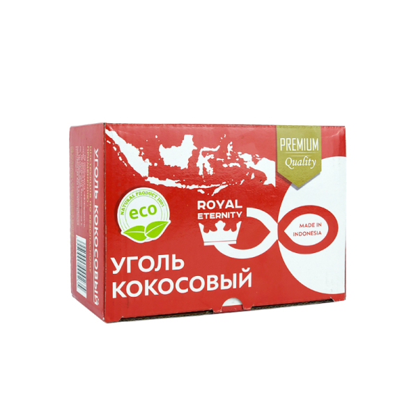 Кокосовый уголь Royal Eternity для кальяна (25 мм, 72 шт) в Луганске