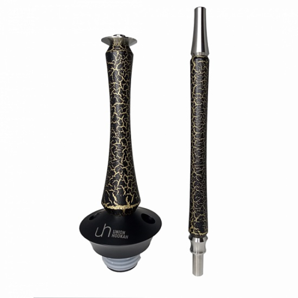 Кальян Union Hookah Sleek Кракле золотой в Луганске