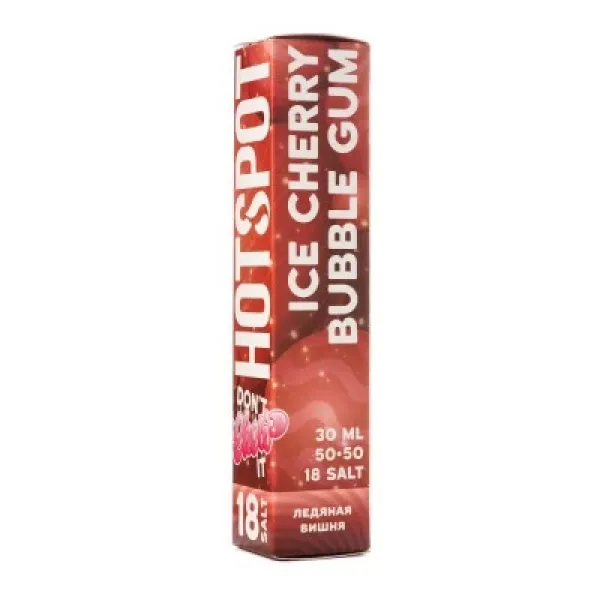 Жидкость HOTSPOT Chow Ice Cherry Bubble Gum 30 мл в Луганске