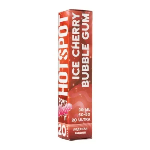 Жидкость HOTSPOT Chow Ultra Ice Cherry Bubble Gum 30 мл в Луганске