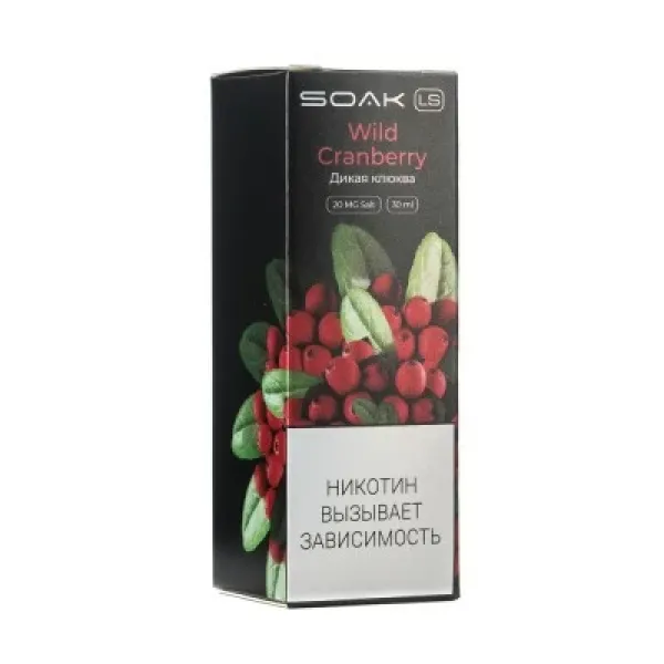 Жидкость SOAK LS Wild Cranberry 30 мл в Луганске