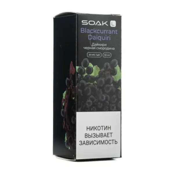 Жидкость SOAK L Blackcurrant Daiquiri 30 мл в Луганске