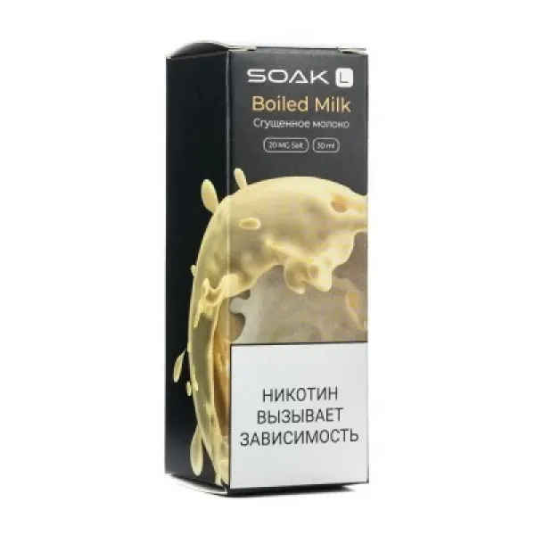 Жидкость SOAK L Boiled Milk 30 мл в Луганске