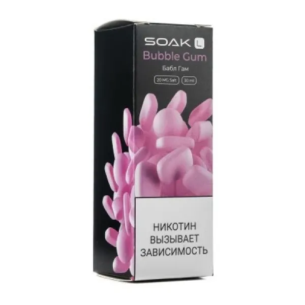 Жидкость SOAK L Bubble Gum 30 мл в Луганске