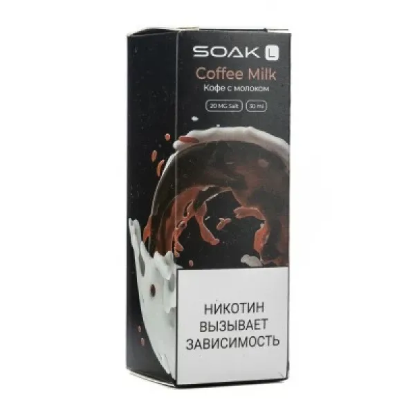 Жидкость SOAK L Coffe Milk 30 мл в Луганске