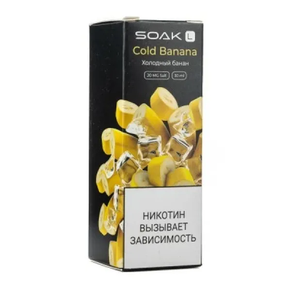 Жидкость SOAK L Cold Banana 30 мл в Луганске