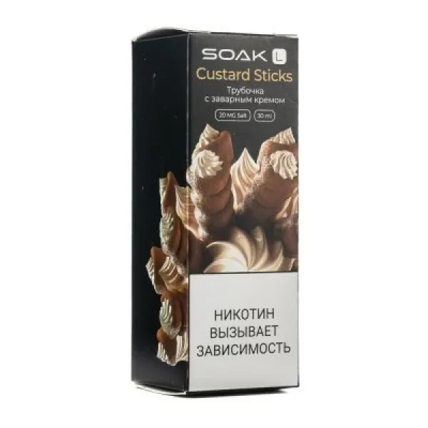 Жидкость SOAK L Custard Sticks 30 мл в Луганске