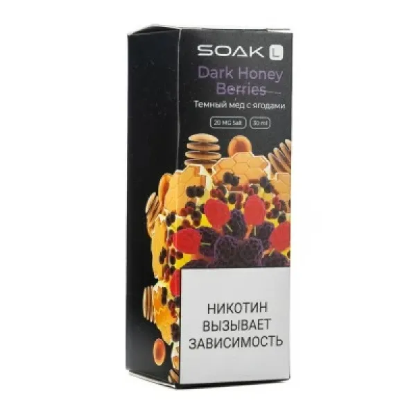 Жидкость SOAK L Dark Honey Berries 30 мл в Луганске