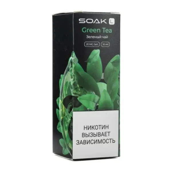 Жидкость SOAK L Green Tea 30 мл в Луганске