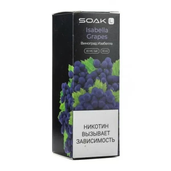 Жидкость SOAK L Isabella Grapes 30 мл в Луганске