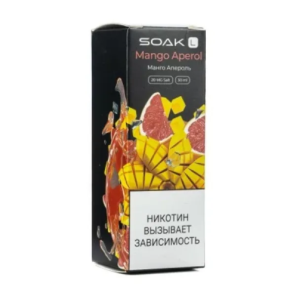 Жидкость SOAK L Mango Aperol 30 мл в Луганске