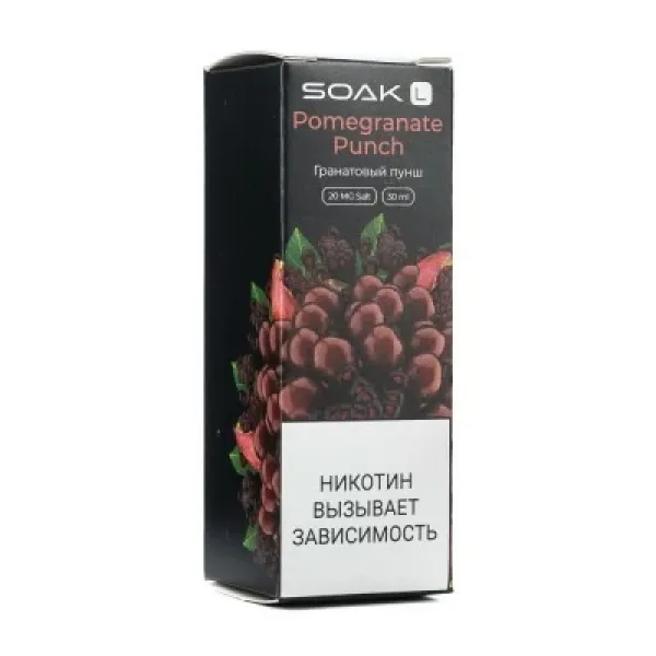 Жидкость SOAK L Pomegranate Punch 30 мл в Луганске