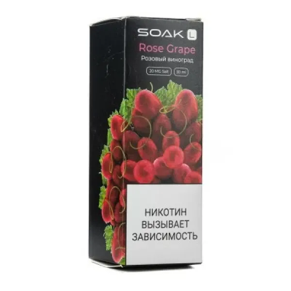 Жидкость SOAK L Rose Grape 30 мл в Луганске