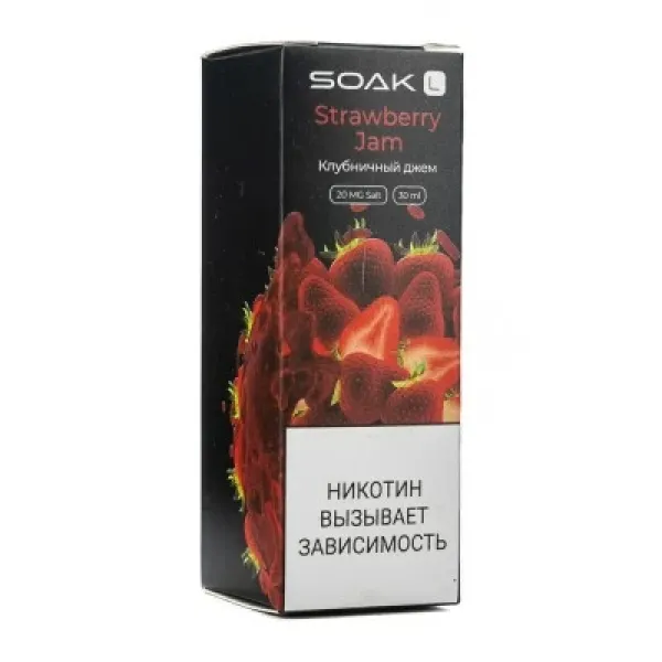 Жидкость SOAK L Strawberry Jam 30 мл в Луганске