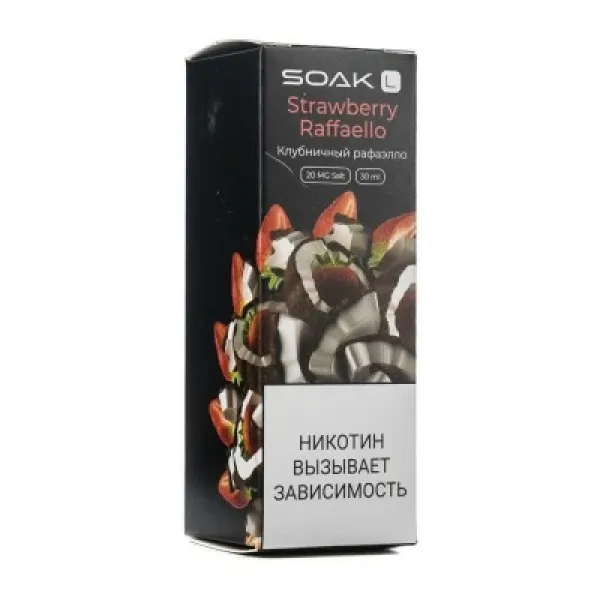 Жидкость SOAK L Strawberry Raffaello 30 мл в Луганске