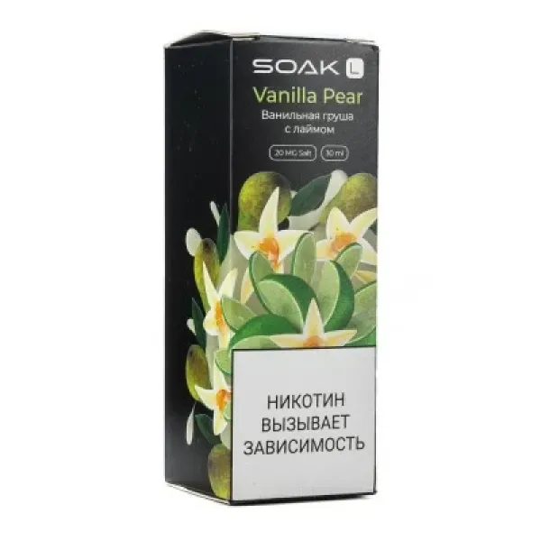 Жидкость SOAK L Vanilla Pear 30 мл в Луганске