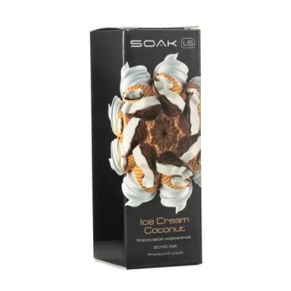 Жидкость SOAK LS Ice Cream Coconut 30 мл в Луганске