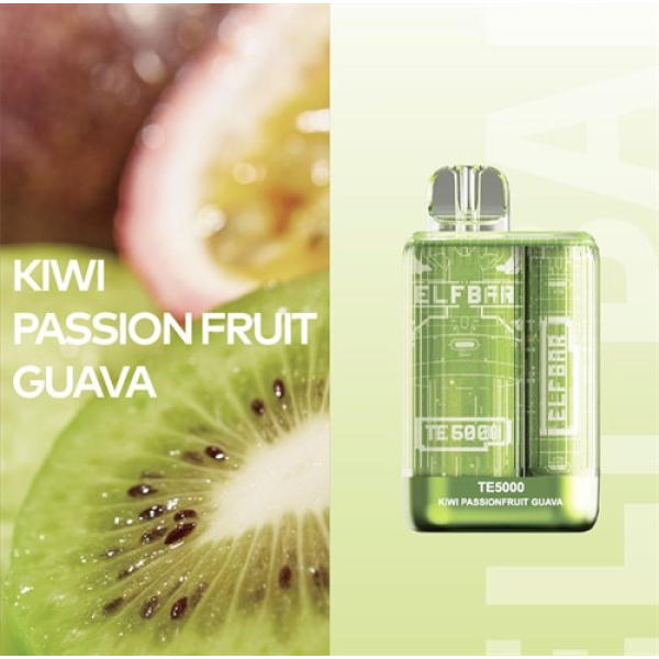 Elfbar TE5000 Kiwi Passion fruit Guava, 5000 тяг в Луганске