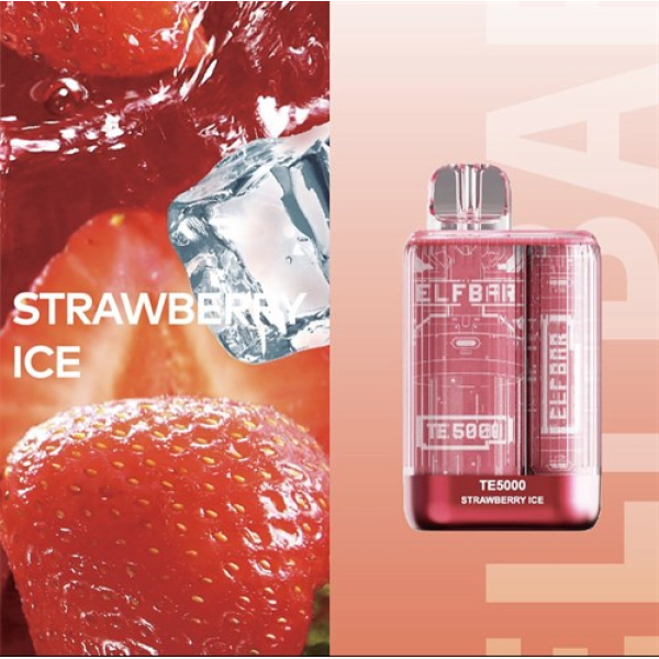 Elfbar TE5000 Strawberry Ice, 5000 тяг в Луганске
