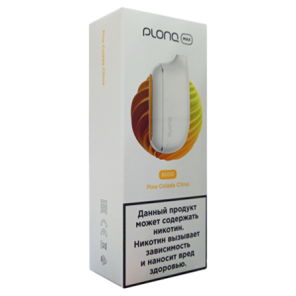 Plonq Max Pina Colada Citrus 6000 тяг в Луганске