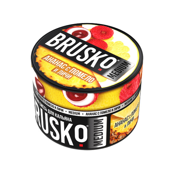 Смесь Brusko Ананас с помело и личи 50 гр в Луганске