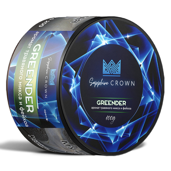 Табак SAPPHIRE CROWN GREENDER  100 грамм в Луганске