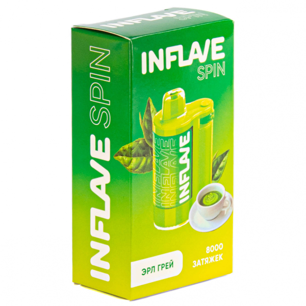 INFLAVE SPIN Эрл Грей (8000 затяжек) в Луганске