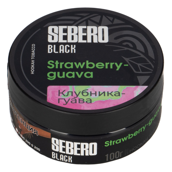 Табак Sebero Black Strawberry Guava  100 грамм в Луганске