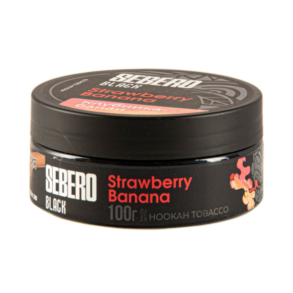Табак Sebero Black Strawberry Banana  100 грамм в Луганске