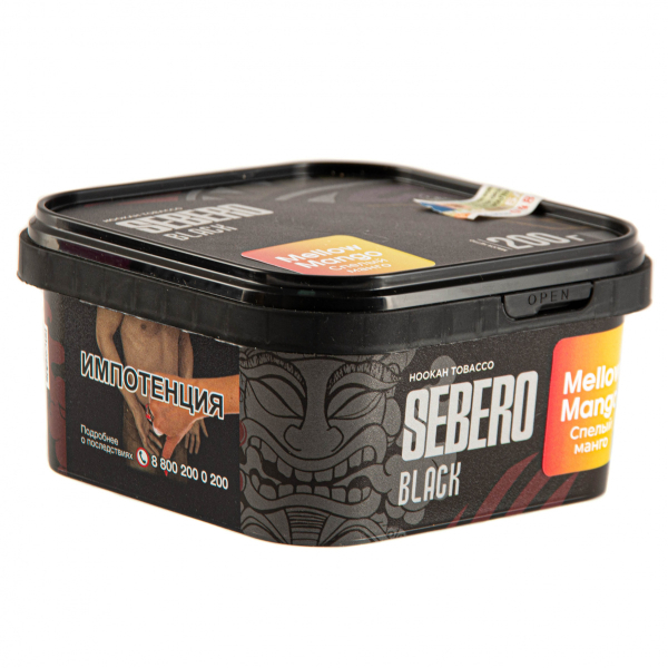 Табак Sebero Black Mellow Mango  200 грамм в Луганске