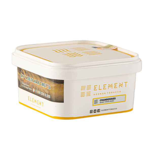 Табак Element ВОЗДУХ Cranberries  200 грамм в Луганске