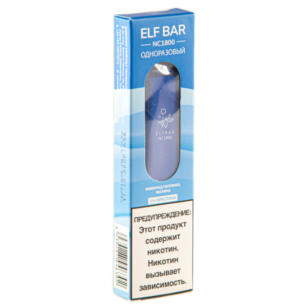 ELF BAR NC Blue Razz Lemonade (1800 затяжек) 20 мг в Луганске