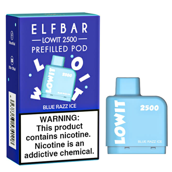 Картридж Elf Bar Lowit 2500 20 мг, 6 мл (Blue Razz Ice) в Луганске