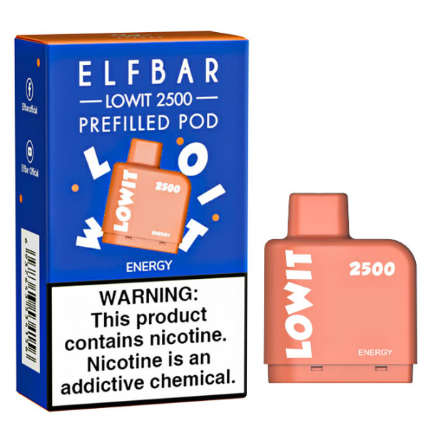 Картридж Elf Bar Lowit 2500 20 мг, 6 мл (Energy) в Луганске