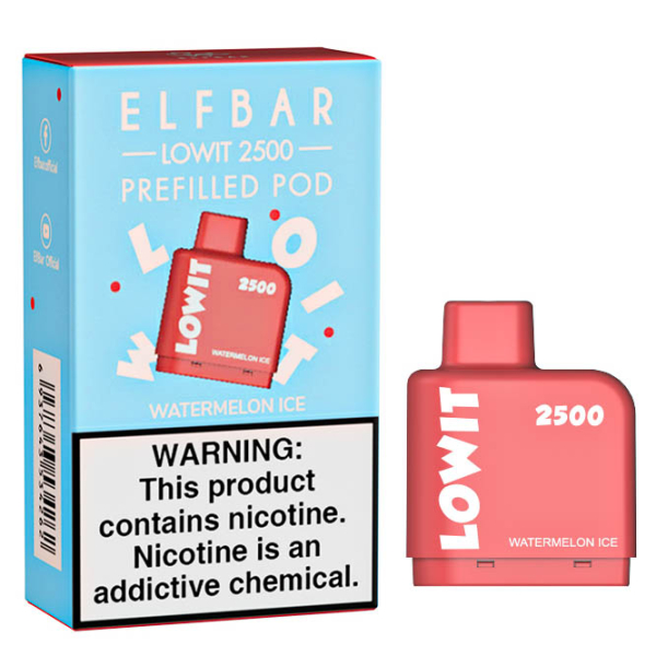 Картридж Elf Bar Lowit 2500 20 мг, 6 мл (Watermelon Ice) в Луганске