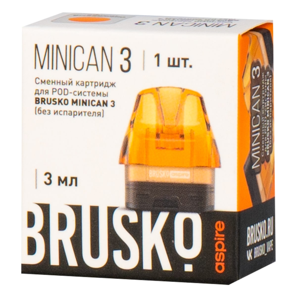 Картридж Brusko Minican 3 оранжевый в Луганске
