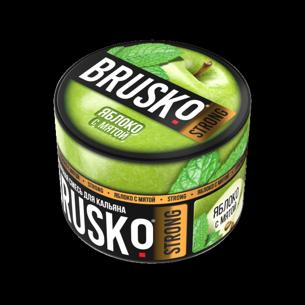 Смесь Brusko Strong яблоко с мятой  50 гр в Луганске