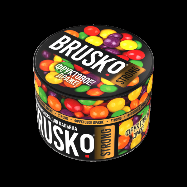 Смесь Brusko Strong фруктовое драже  50 гр в Луганске