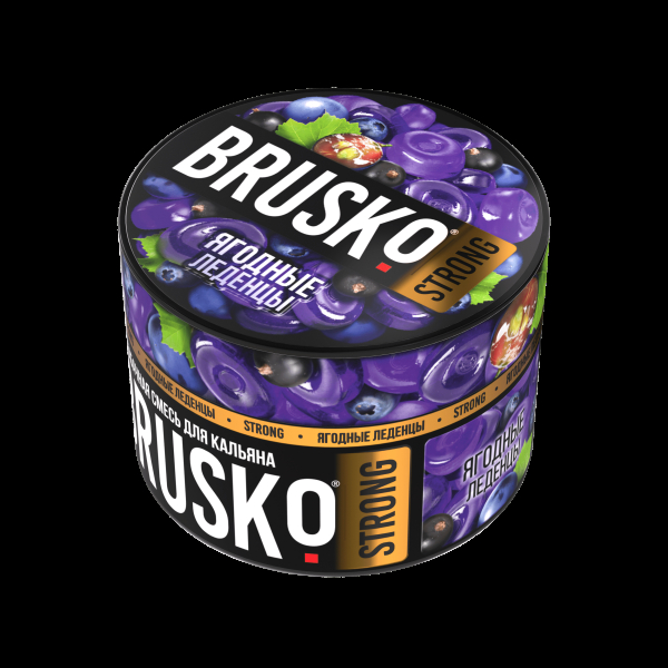 Смесь Brusko Strong ягодные леденцы  50 гр в Луганске