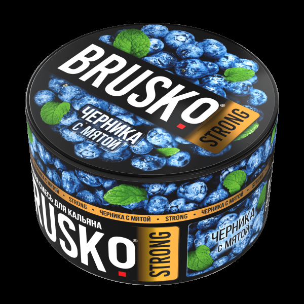 Смесь Brusko Strong черника с мятой  250 гр в Луганске