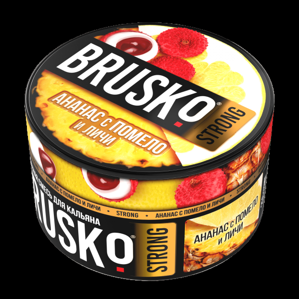 Смесь Brusko Strong ананас с помело и личи  250 гр в Луганске
