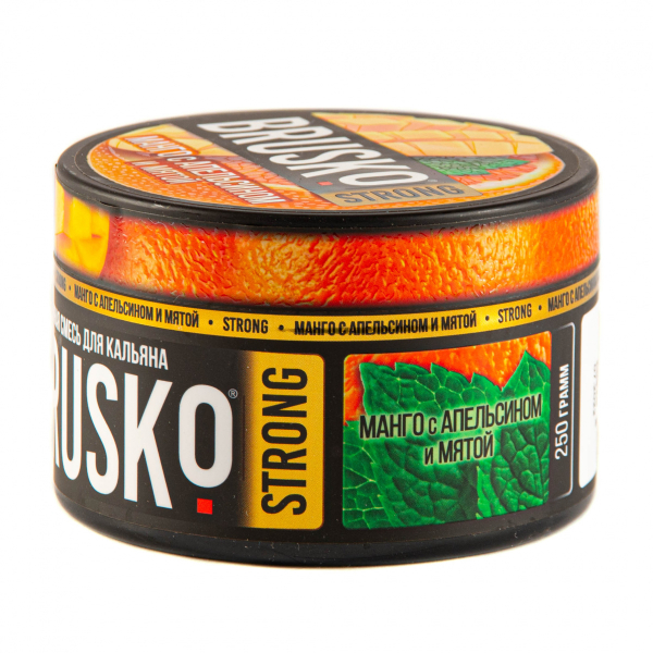 Смесь Brusko Strong манго с апельсином и мятой  250 гр в Луганске