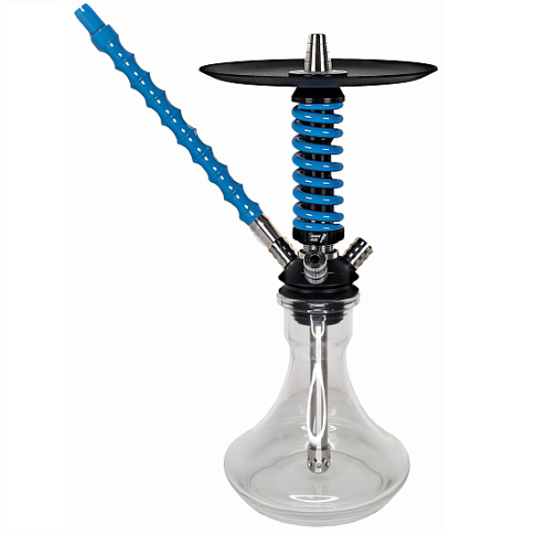 Кальян Mamay Custom Coilovers Micro Черный-Голубой Лак  в Луганске