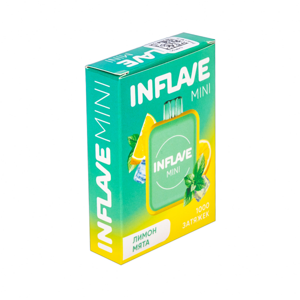 Inflave Mini Лимон Мята (1000 Затяжек) в Луганске