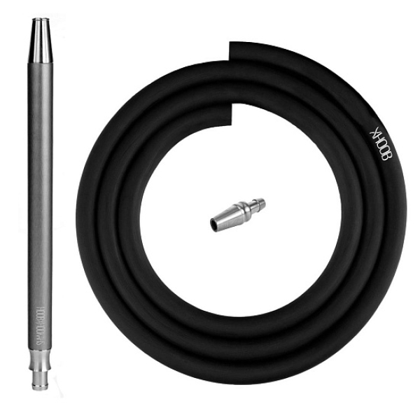 Hoob Smpl Xl Шланг Комплект Black (Черный Шланг, Мундштук, Коннектор Plug) в Луганске