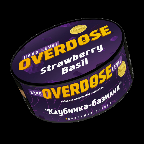 Табак Overdose Strawberry Basil  100 грамм в Луганске