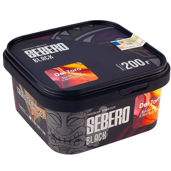 Табак Sebero Black Del Toro  200 грамм в Луганске