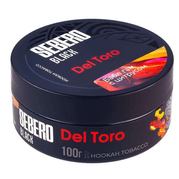 Табак Sebero Black Del Toro  100 грамм в Луганске