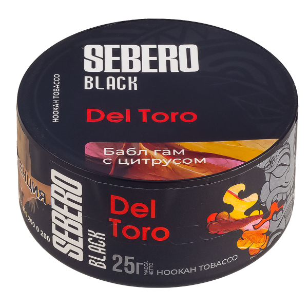 Табак Sebero Black Del Toro  25 грамм в Луганске